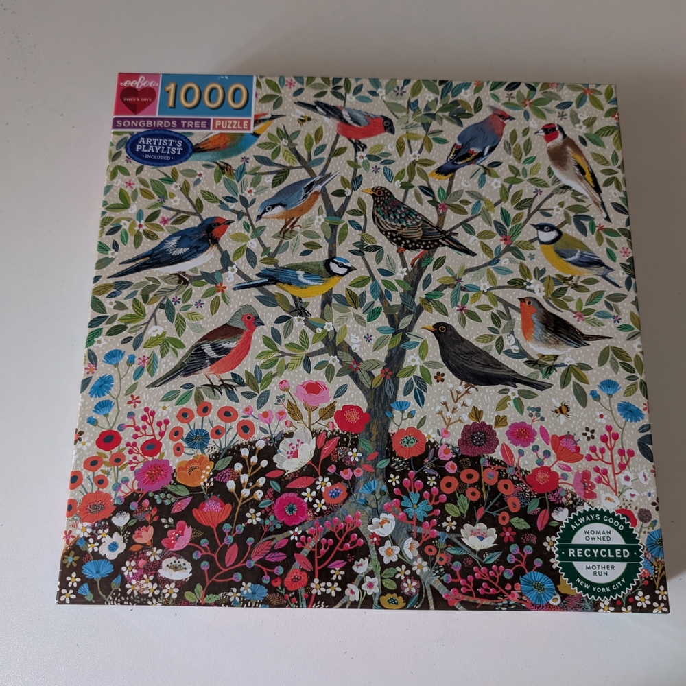 Songbirds Tree Puzzle - 1000 Pieces